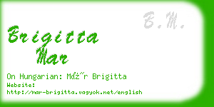 brigitta mar business card